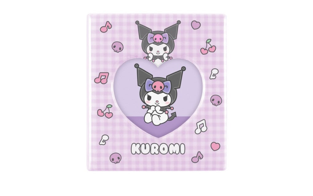 Sanrio 2 pocket photocard collect book Kpop My Melody Cinnamoroll Kuromi