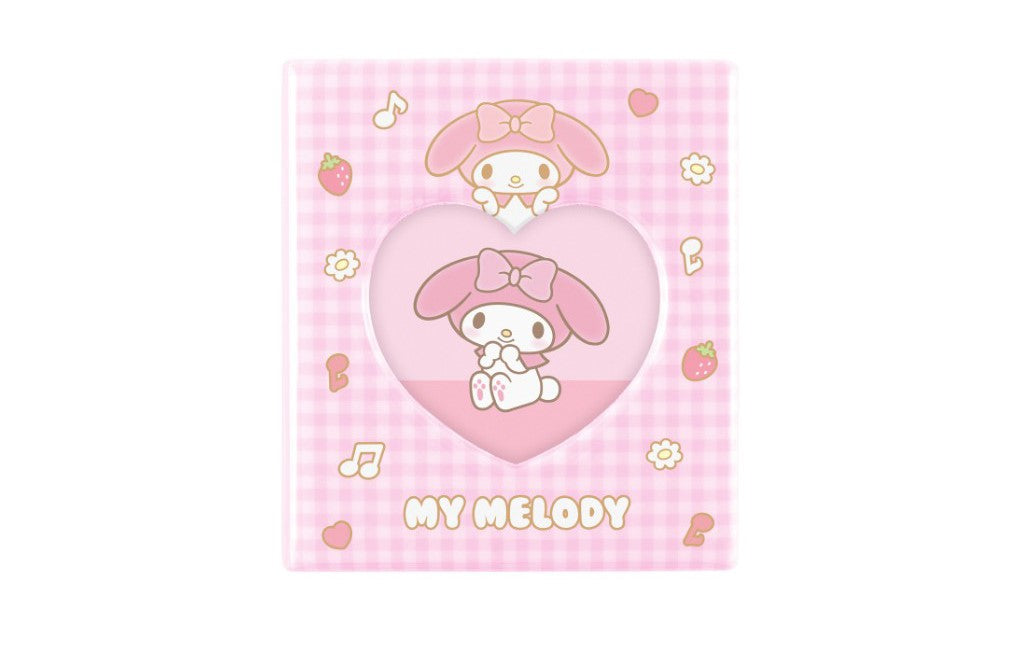 Sanrio 2 pocket photocard collect book Kpop My Melody Cinnamoroll Kuromi